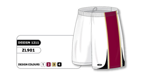 Athletic Knit Custom Sublimated Lacrosse Short Design 1211 (ZLS901-1211)