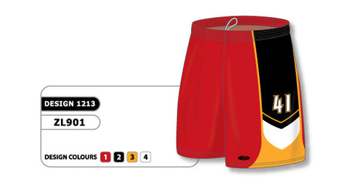 Athletic Knit Custom Sublimated Lacrosse Short Design 1213 (ZLS901-1213)