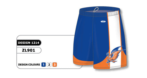 Athletic Knit Custom Sublimated Lacrosse Short Design 1214 (ZLS901-1214)