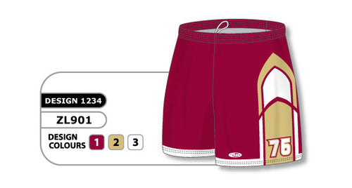 Athletic Knit Custom Sublimated Field Hockey Short Design 1234 (ZFHS901-1234)