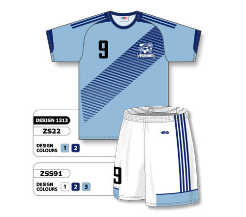 Athletic Knit Custom Sublimated Soccer Uniform Set Design 1313 (ZS22S-1313)