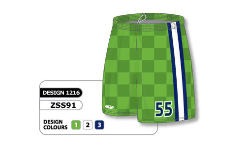 Athletic Knit Custom Sublimated Soccer Short Design 1216 (ZSS91-1216)