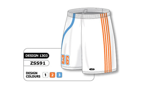 Athletic Knit Custom Sublimated Soccer Short Design 1303 (ZSS91-1303)