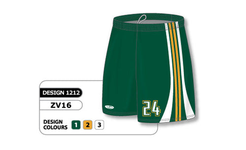 Athletic Knit Custom Sublimated Volleyball Short Design 1212 (ZVS91-1212)